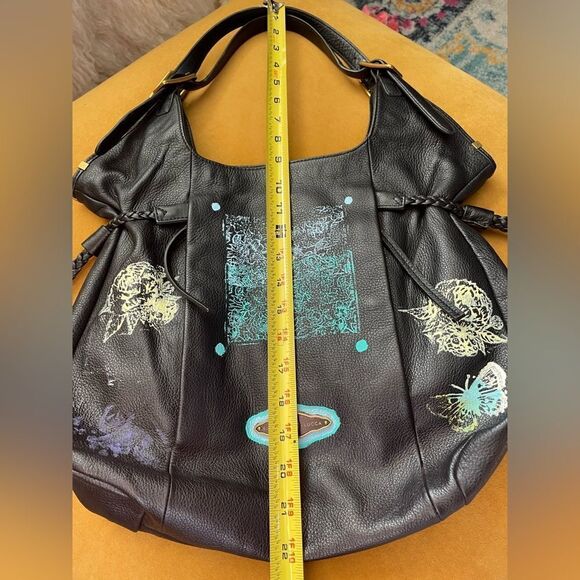 Elliott Lucca Sintra Hand Painted Leather Bag - Picture 12 of 15